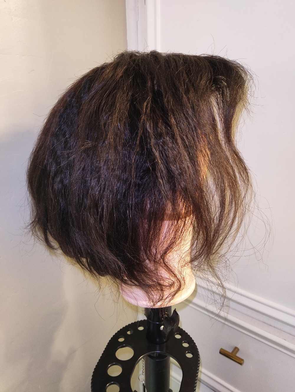 New Lace Front 13"x6" Glueless Wig Soft Natural Yaki Short Thick Full Density - Picture 4 of 6